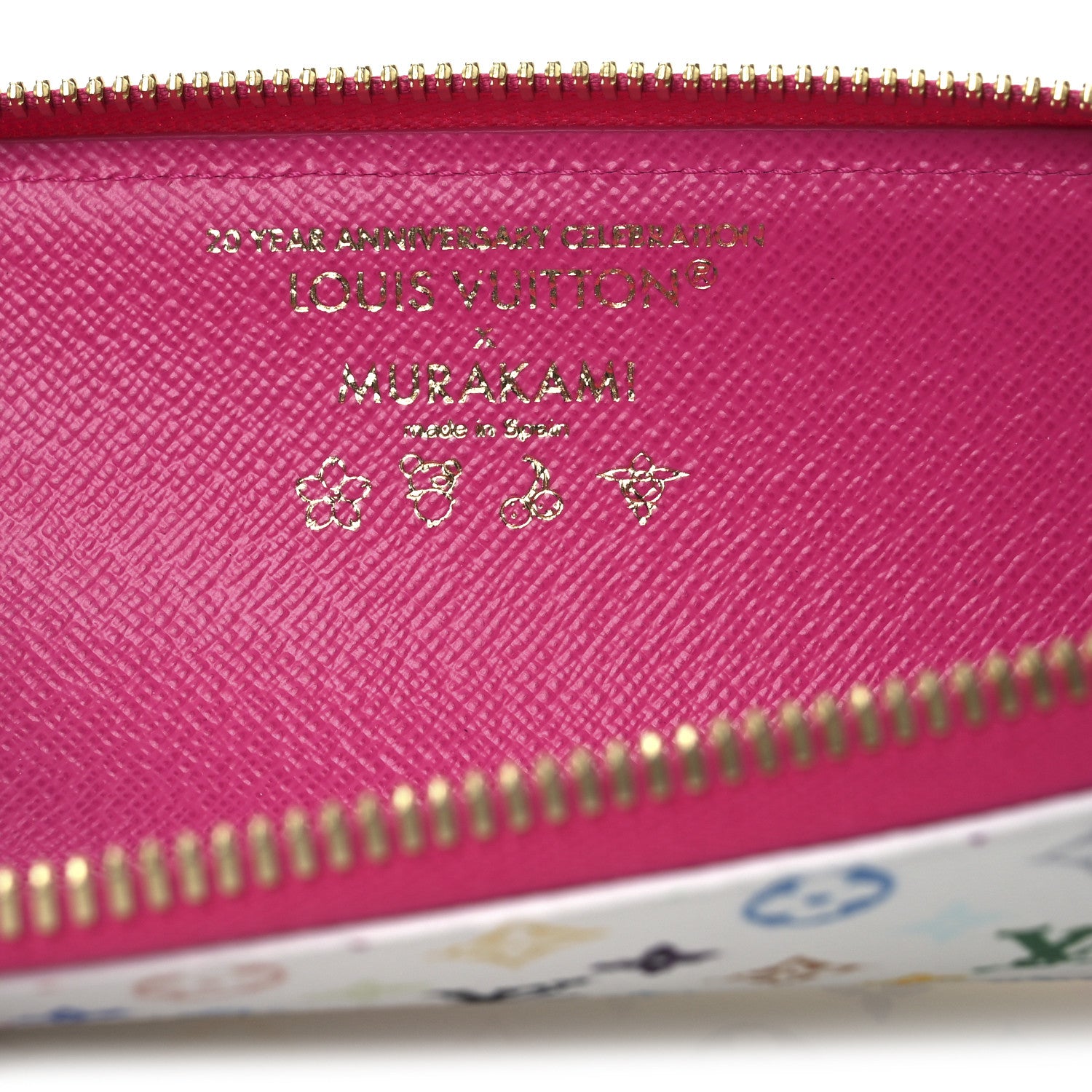 Louis Vuitton LV X TM Monogram Multicolor Charlotte Pencil Pouch Fuchsia 6 of 10