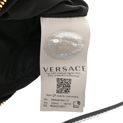Versace Nylon Tribute Icon Flat Pouch Black 7 of 10