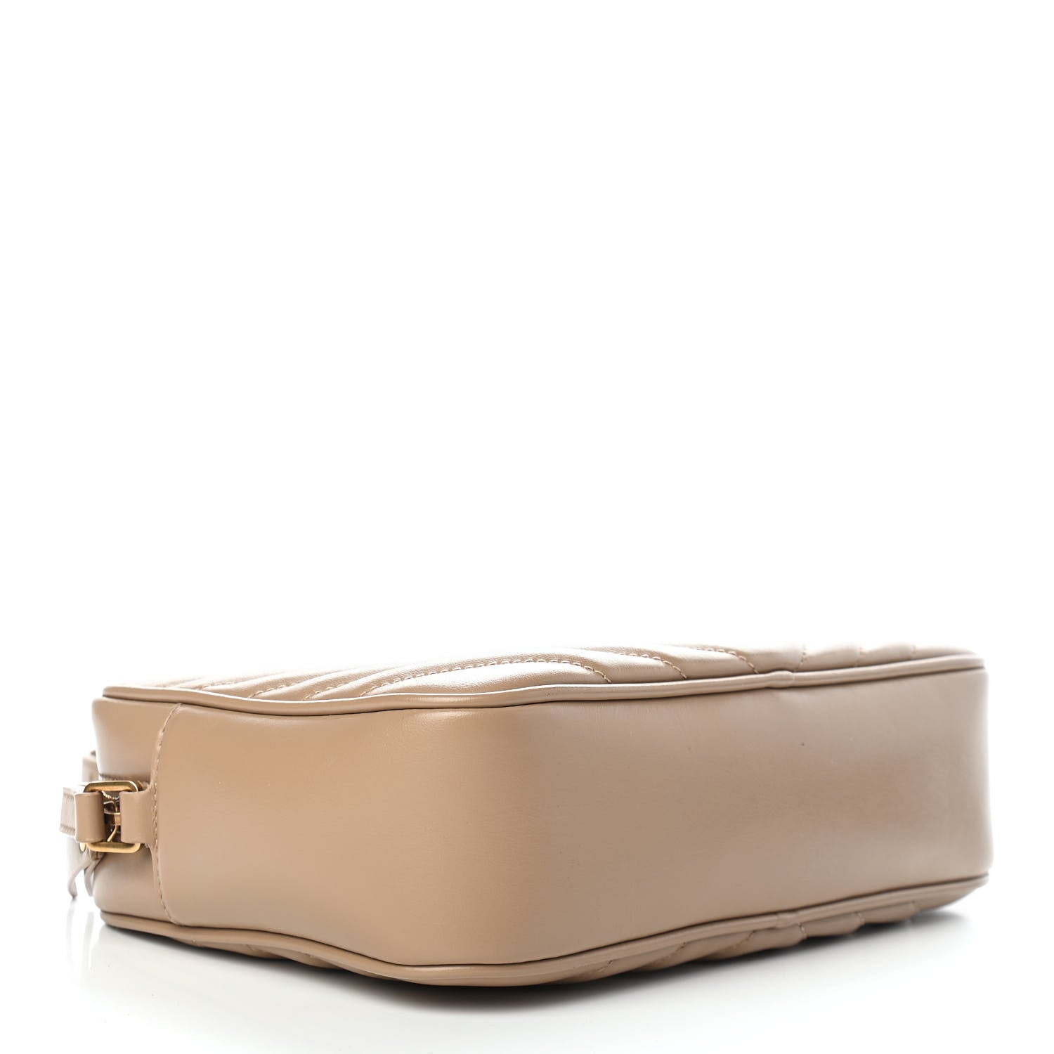 Saint Laurent Calfskin Matelasse Monogram Lou Camera Bag Dark Latte 4 of 8