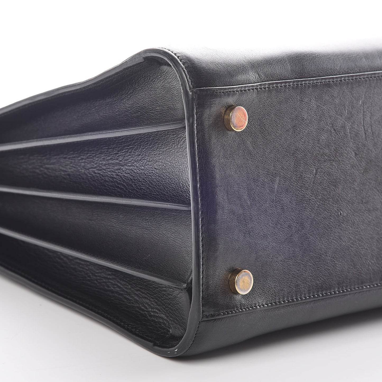 Calfskin Small Sac De Jour Black