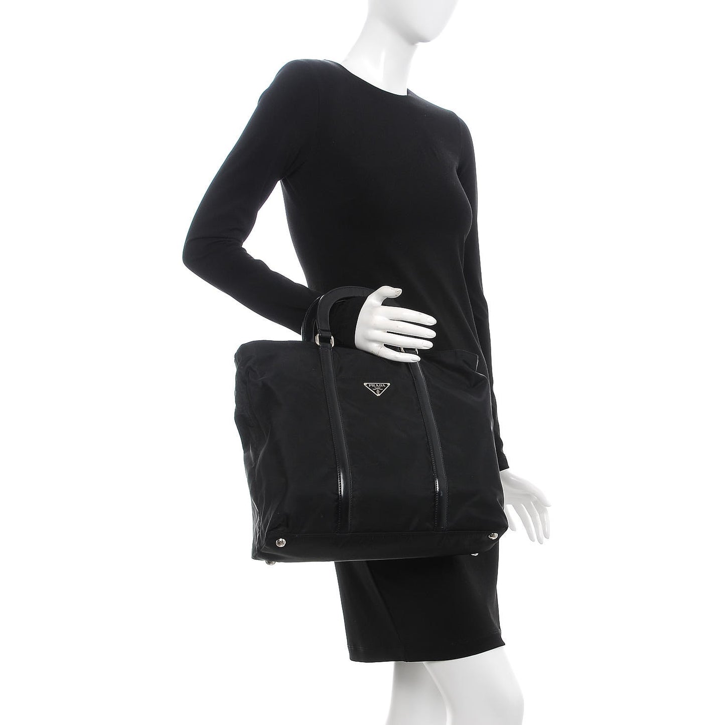 Tessuto Nylon Tote Black