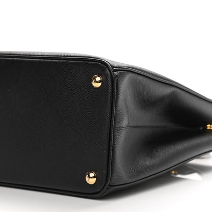 Prada Saffiano Medium Galleria Double Zip Tote Black 10 of 10