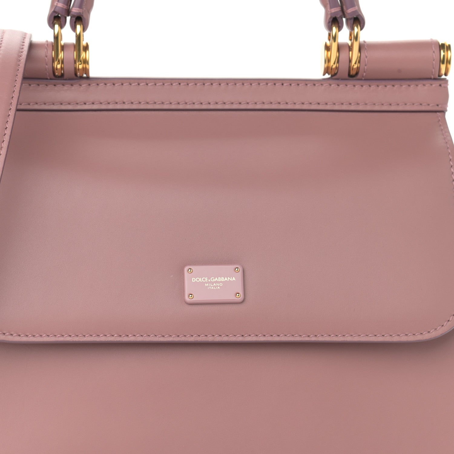 Dolce & Gabbana Vitello Morbido Small Sicily 58 Bag Dusty Pink 10 of 13