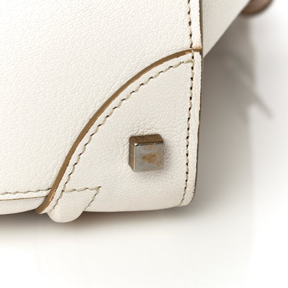 Celine Goatskin Mini Luggage White 29 of 33