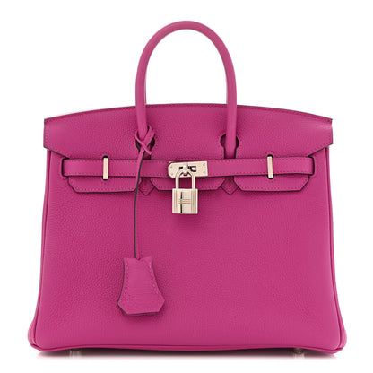 Hermes Togo Birkin 25 Rose Pourpre 1 of 14