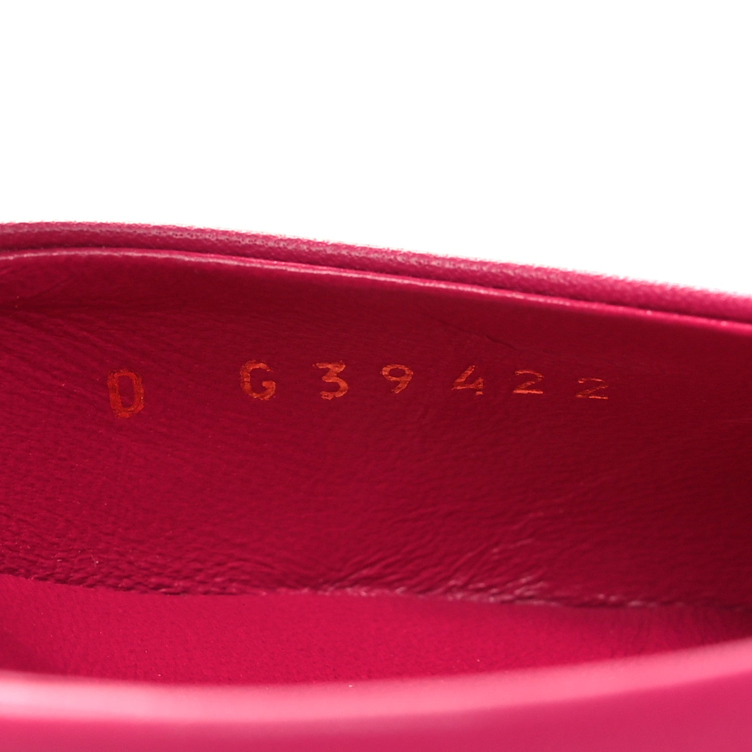 Chanel Lambskin Cap Toe Open Wedge 39.5 Fuchsia Black 6 of 9