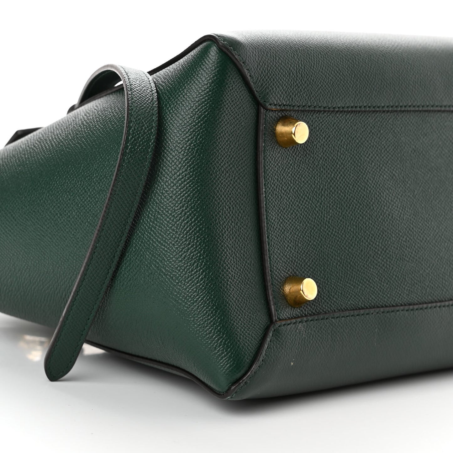Grained Calfskin Mini Belt Bag Amazone