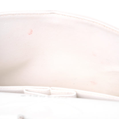 Chanel Caviar Quilted Medium Double Flap White 12 of 19