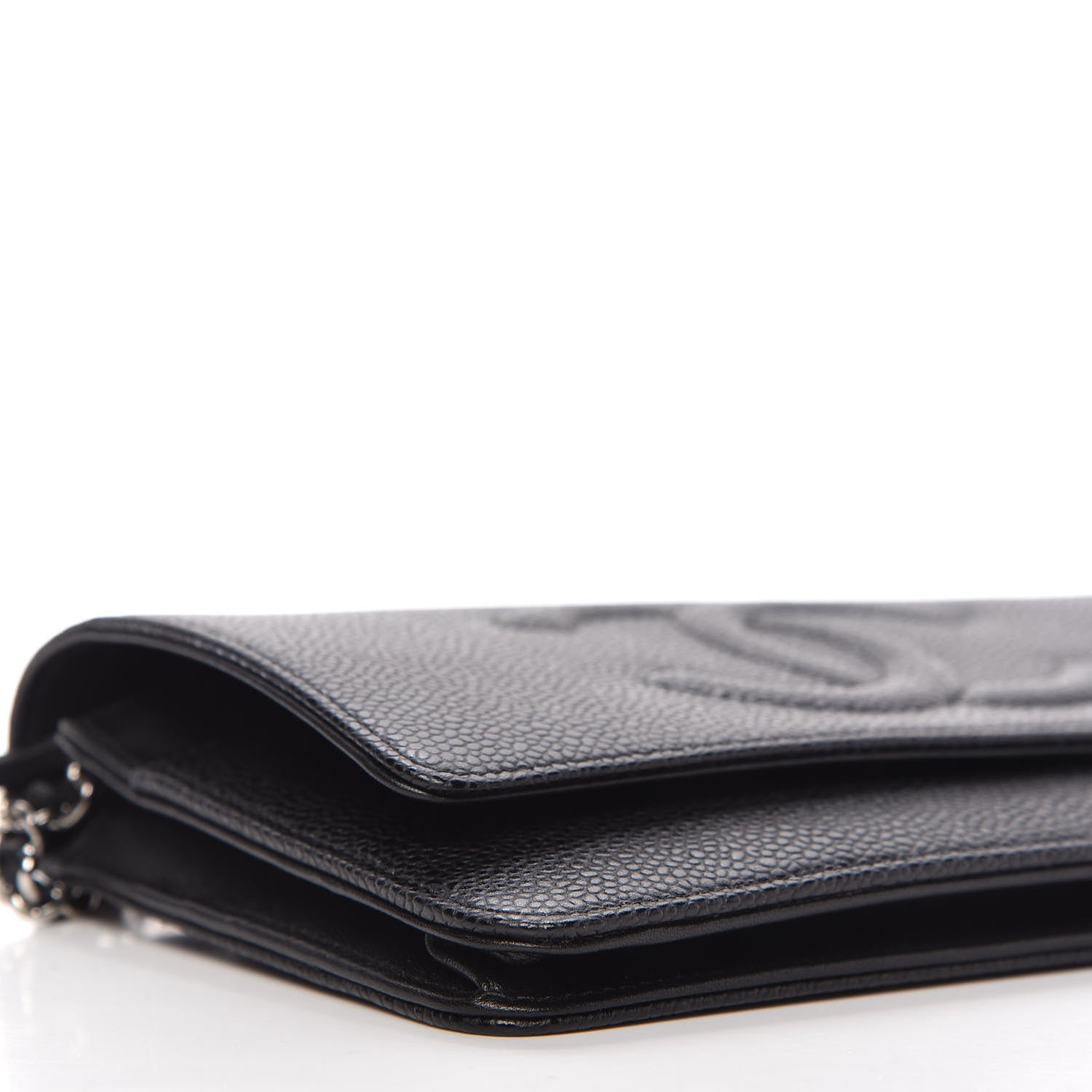 Chanel Caviar Timeless CC Wallet On Chain WOC Black 6 of 11