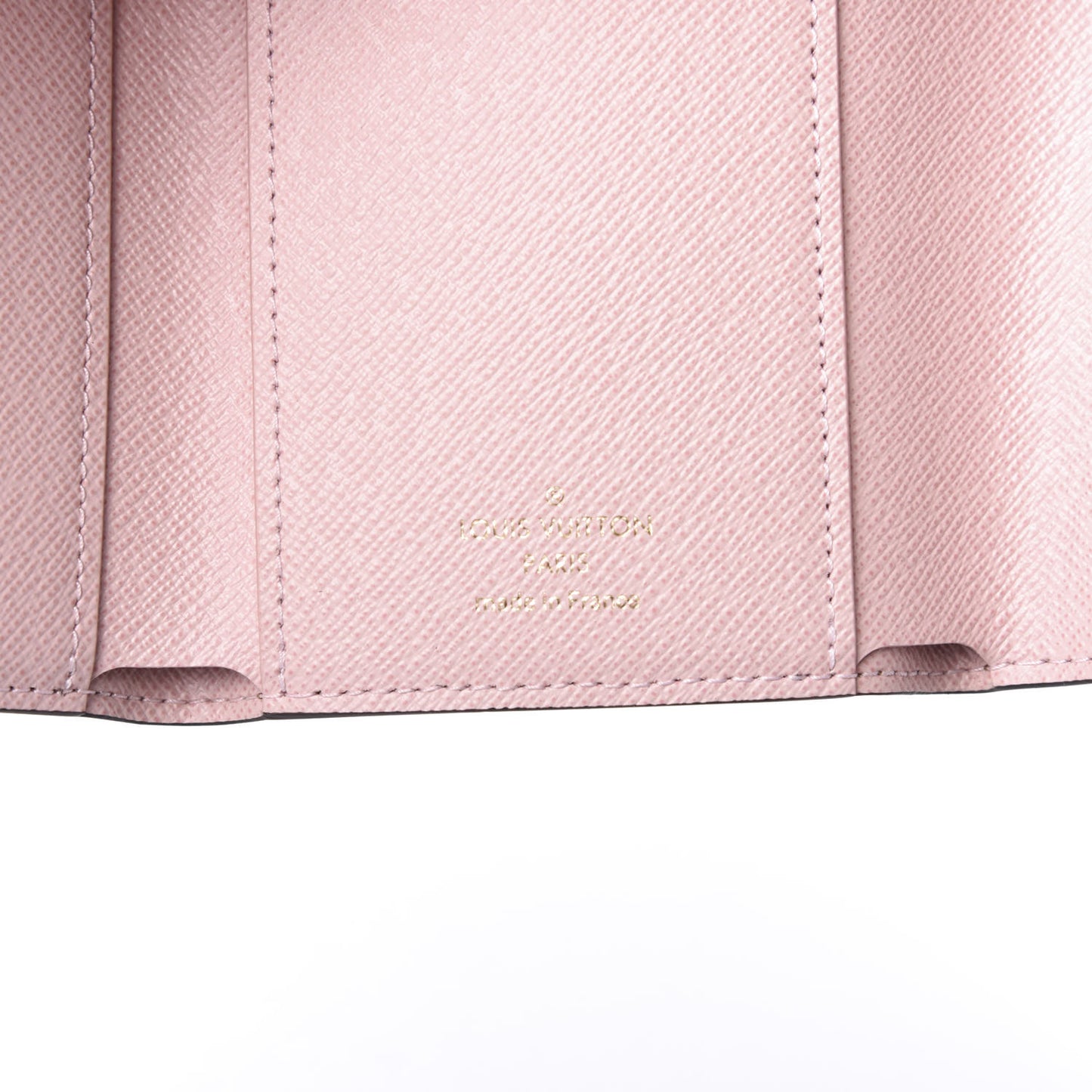 Damier Ebene Victorine Wallet Rose Ballerine