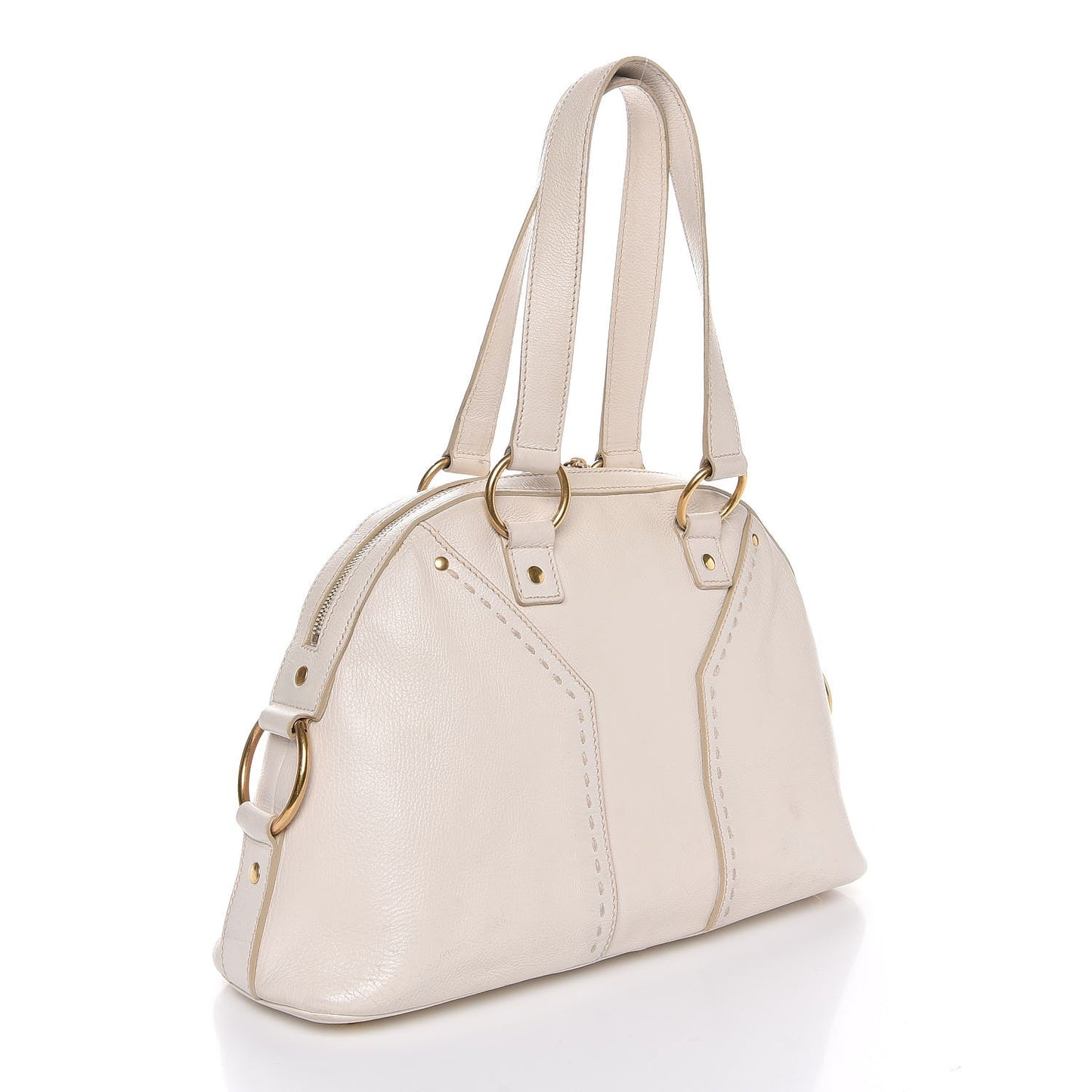 Calfskin Medium Muse Ivory