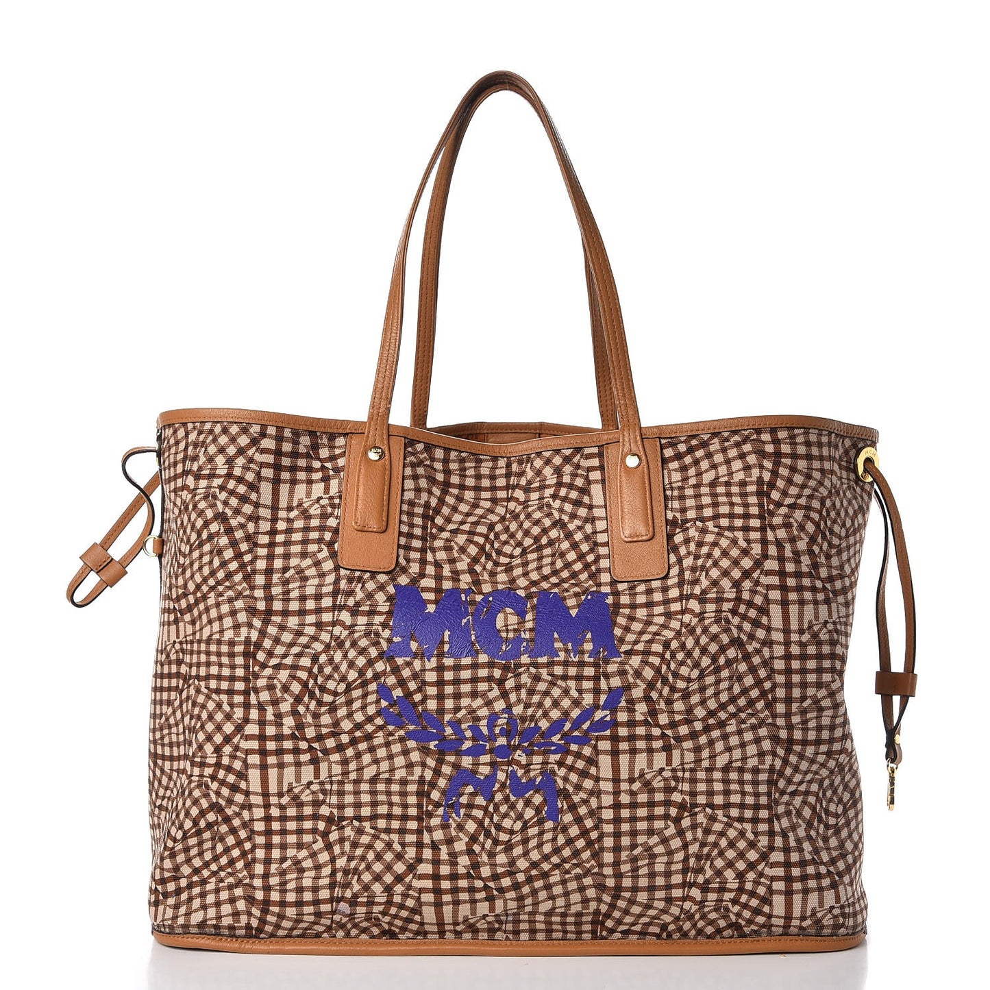 Visetos Large Liz Reversible Shopper Tote Cognac