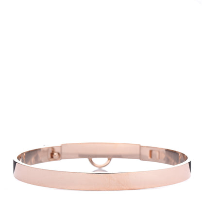 Hermes 18K Rose Gold PM Collier De Chien Bracelet SH 3 of 5