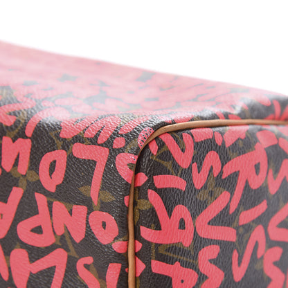 Louis Vuitton Monogram Graffiti Speedy 30 Fuchsia 11 of 12