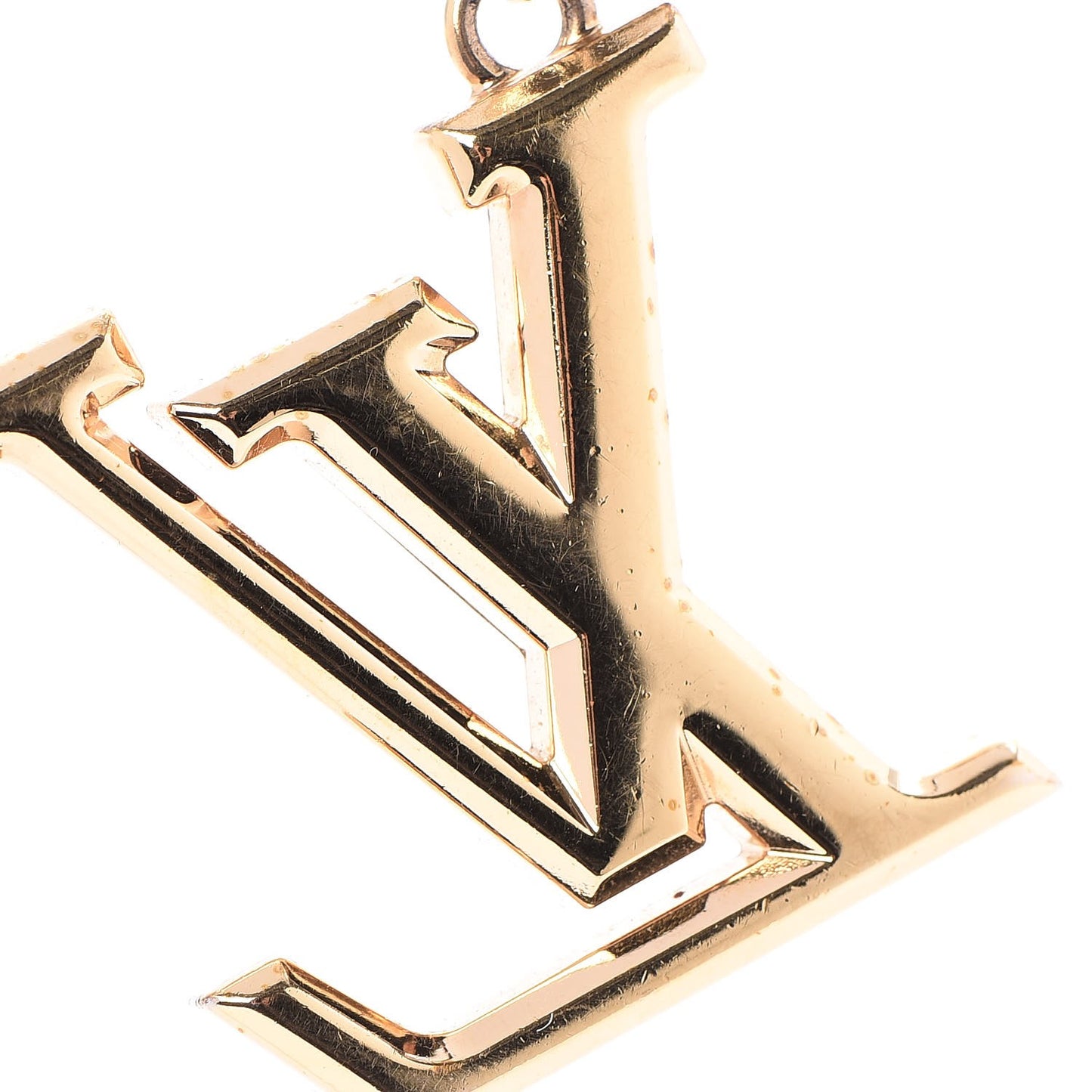 LV Facettes Bag Charm Key Holder Gold