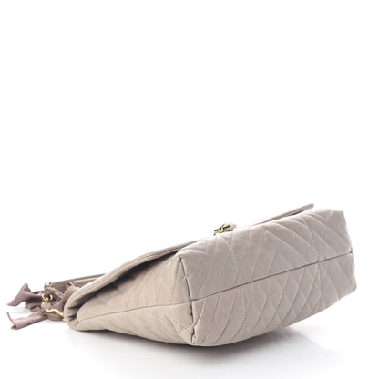 Lanvin Calfskin Quilted Medium Happy Shoulder Bag Grey 4 of 9