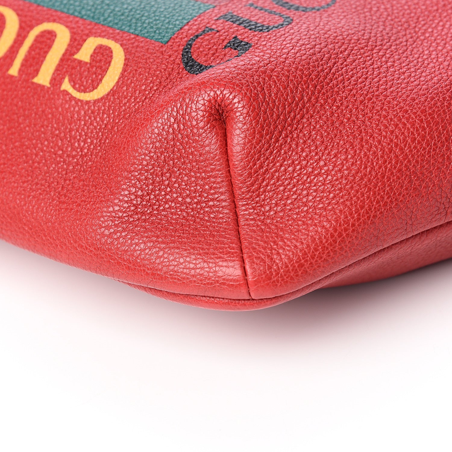 Gucci Grained Calfskin Logo Belt Bag Hibiscus Red 8 of 9