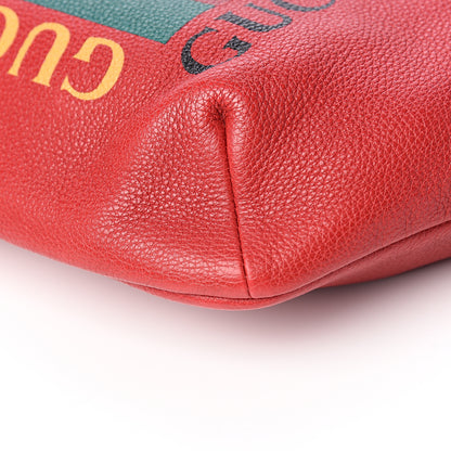 Gucci Grained Calfskin Logo Belt Bag Hibiscus Red 8 of 9