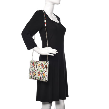 Christian Louboutin Patent Mosaique Studded Loubiposh Chain Clutch Multicolor 2 of 9