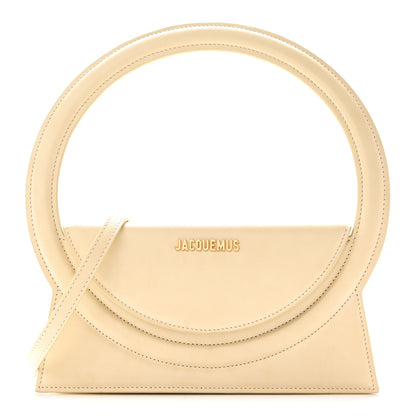 Jacquemus Smooth Calfskin Le Sac Rond Ivory 1 of 9