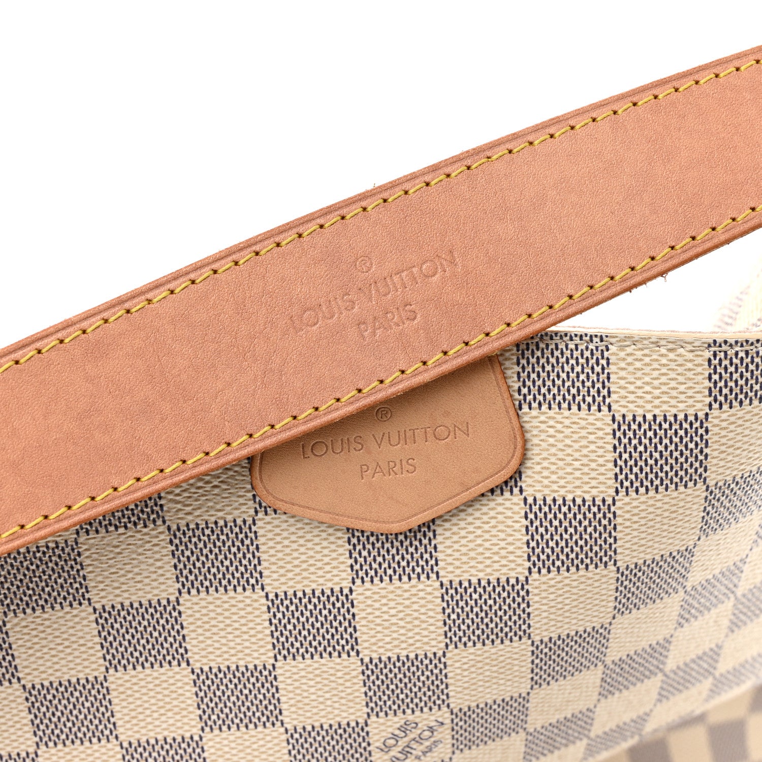 Louis Vuitton Damier Azur Graceful MM Rose Ballerine 12 of 14