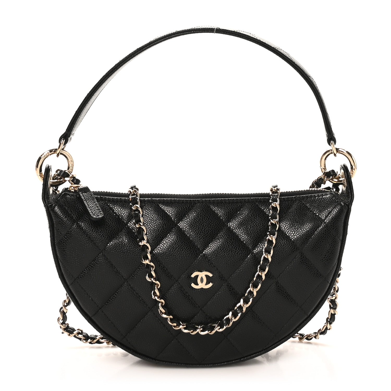 Chanel Caviar Quilted Clutch With Chain Black 1 of 10