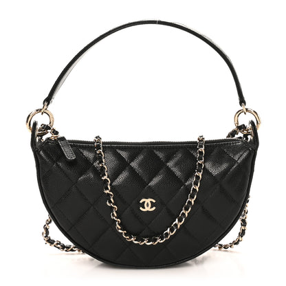 Chanel Caviar Quilted Clutch With Chain Black 1 of 10