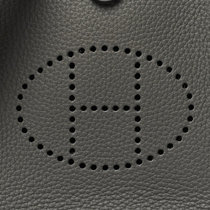 Hermes Taurillon Clemence Evelyne TPM Gris Meyer 8 of 10