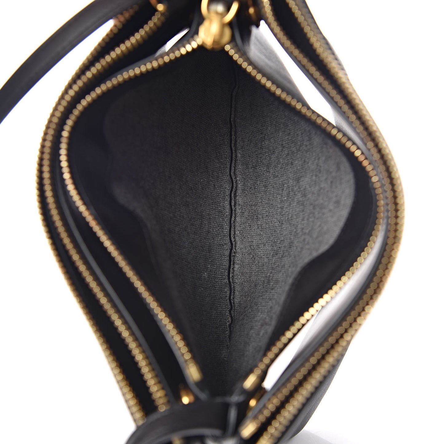 Lambskin Small Trio Crossbody Bag Black