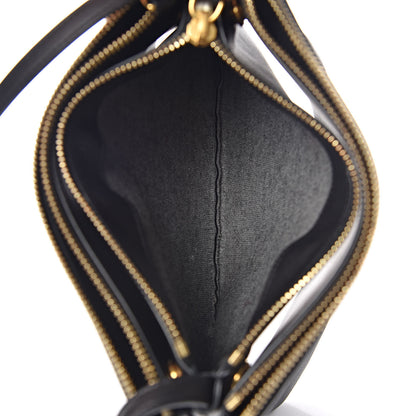 Celine Lambskin Small Trio Crossbody Bag Black 8 of 14