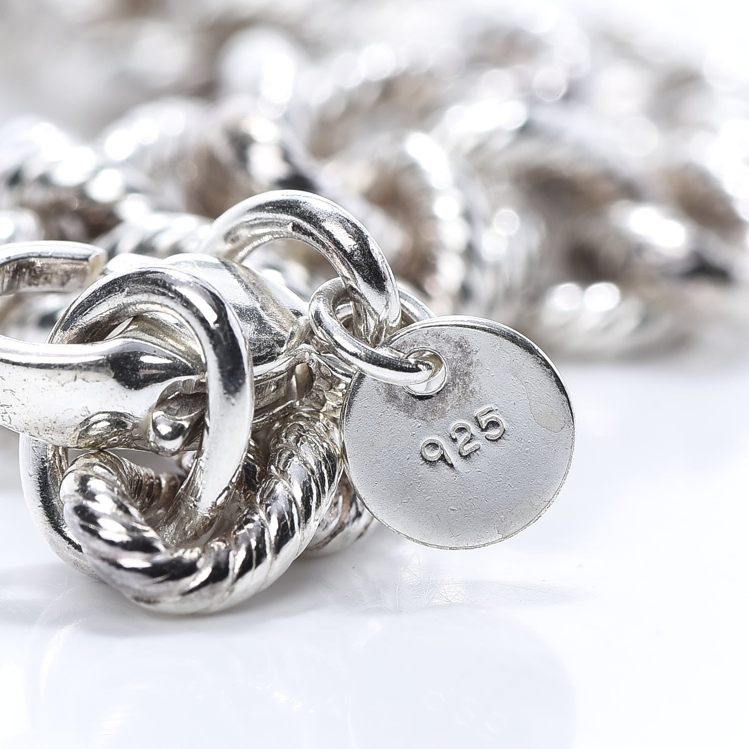 Tiffany Sterling Silver Cable Link Bracelet 5 of 5