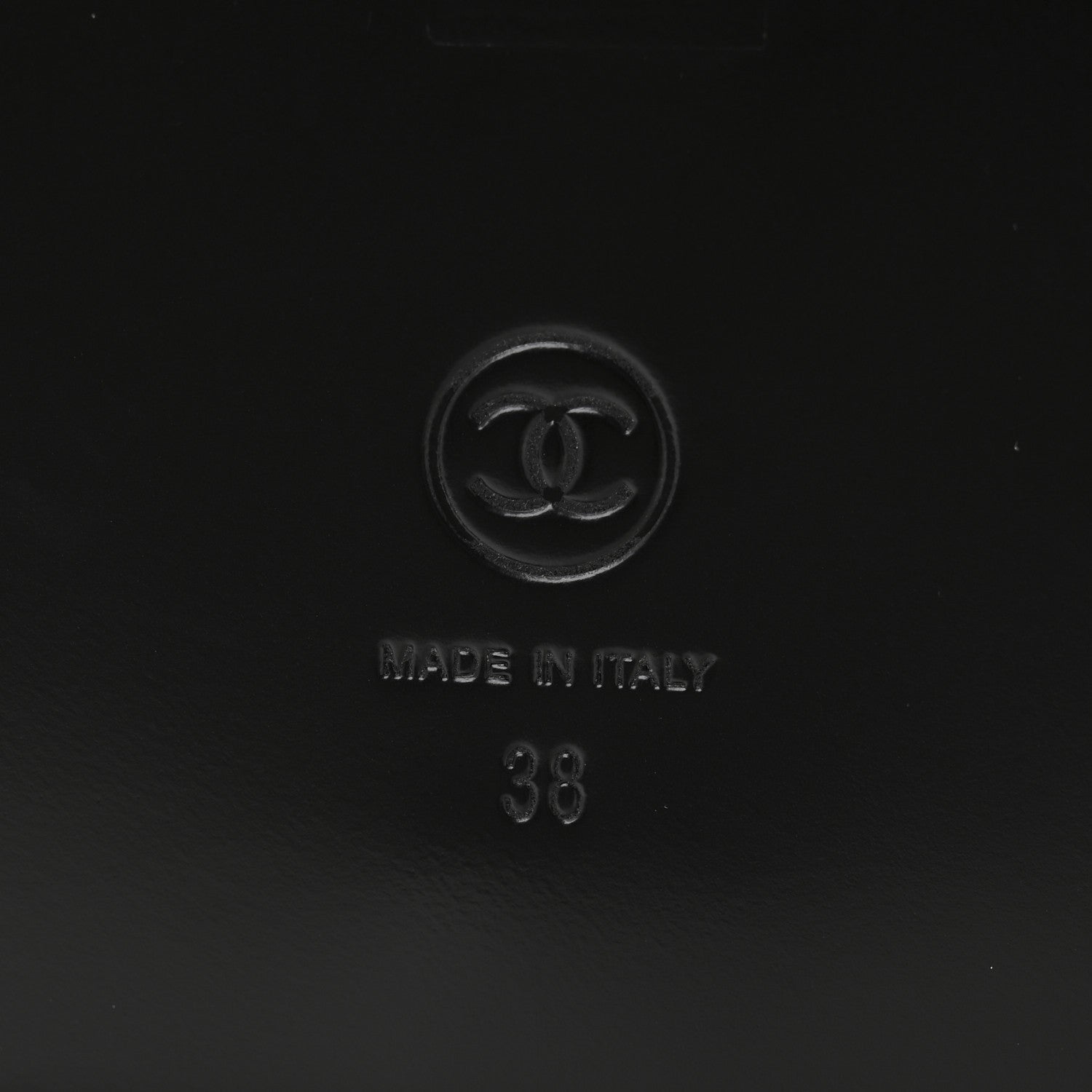 Chanel Grained Calfskin Velcro Dad Sandals 38 Black 7 of 10