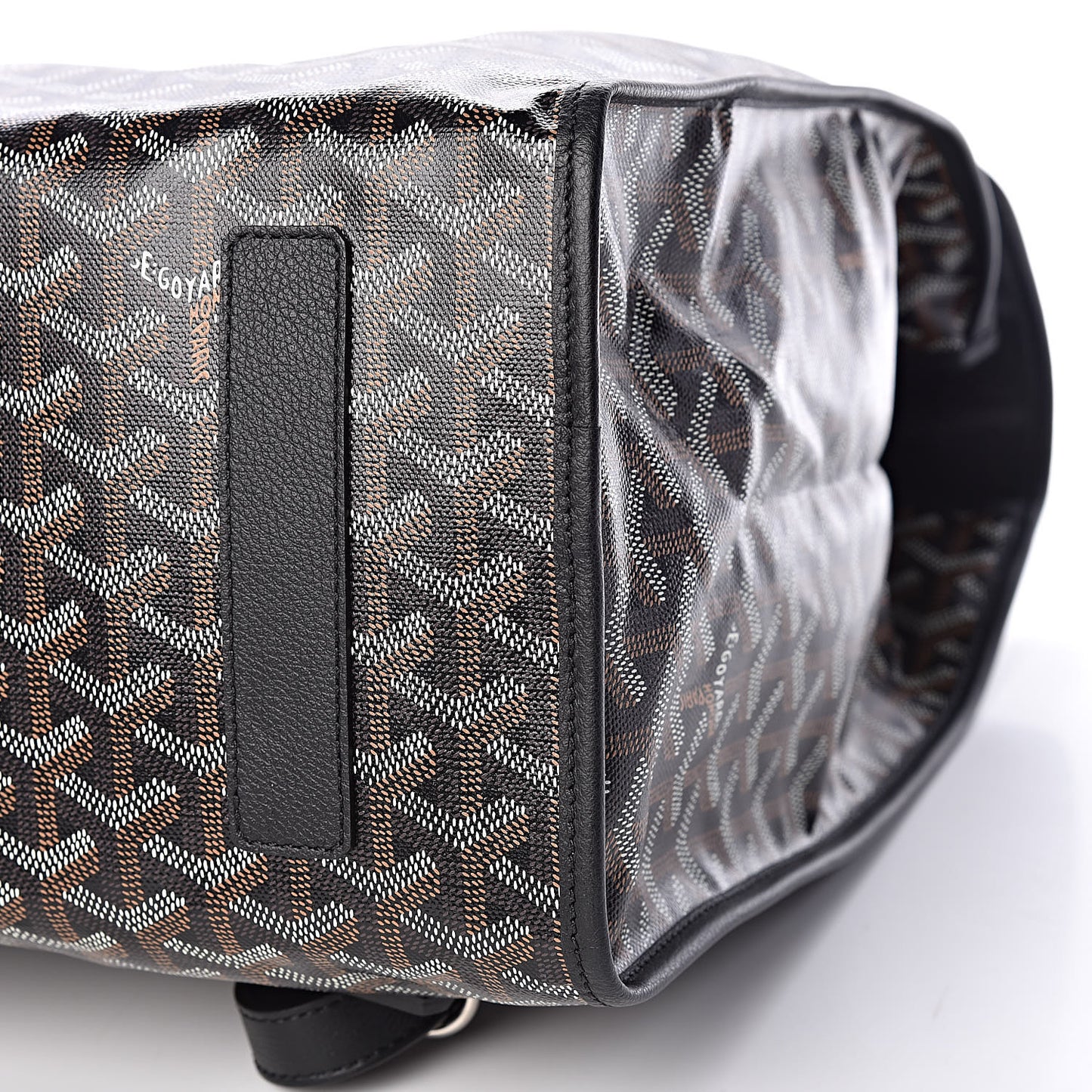 Goyardine Saint Leger Soft Briefcase Backpack Black