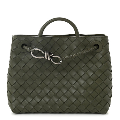 Bottega Veneta Nappa Intrecciato Small Andiamo Shoulder Bag Pickle 1 of 9