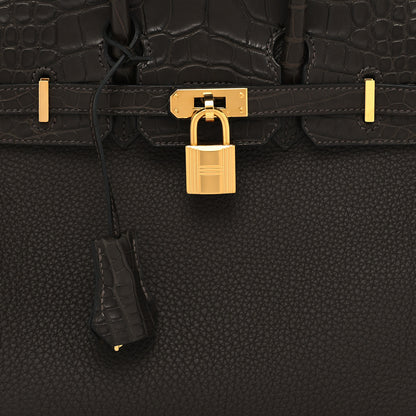 Hermes Togo Matte Alligator Birkin Touch 25 Ebene 8 of 10