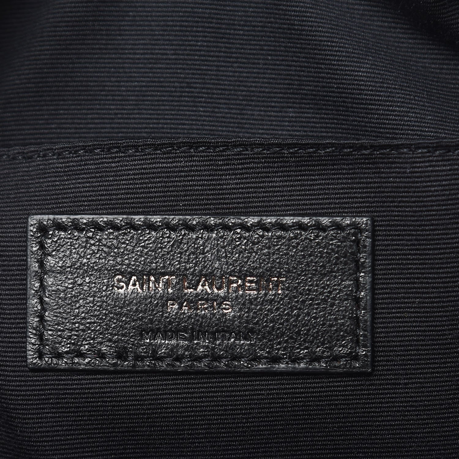 Saint Laurent Calfskin Matelasse Monogram Lou Camera Bag Black 6 of 9