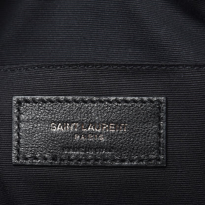 Saint Laurent Calfskin Matelasse Monogram Lou Camera Bag Black 6 of 9