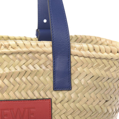 Loewe Raffia Basket Tote Bag Cream Multi 10 of 11