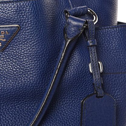 Prada Vitello Daino Side Pocket Tote Inchiostro 12 of 25