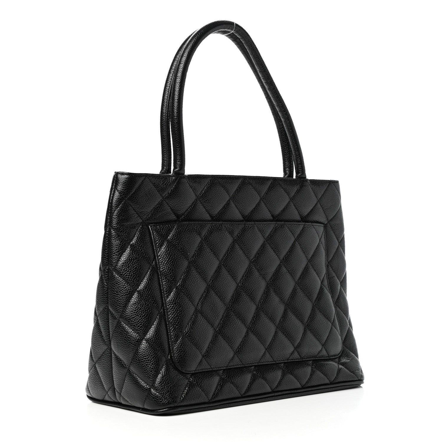 Chanel Caviar Quilted Medallion Tote Black 3 of 9