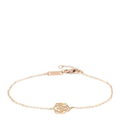 Piaget 18K Rose Gold Diamond Rose Bracelet 1 of 3