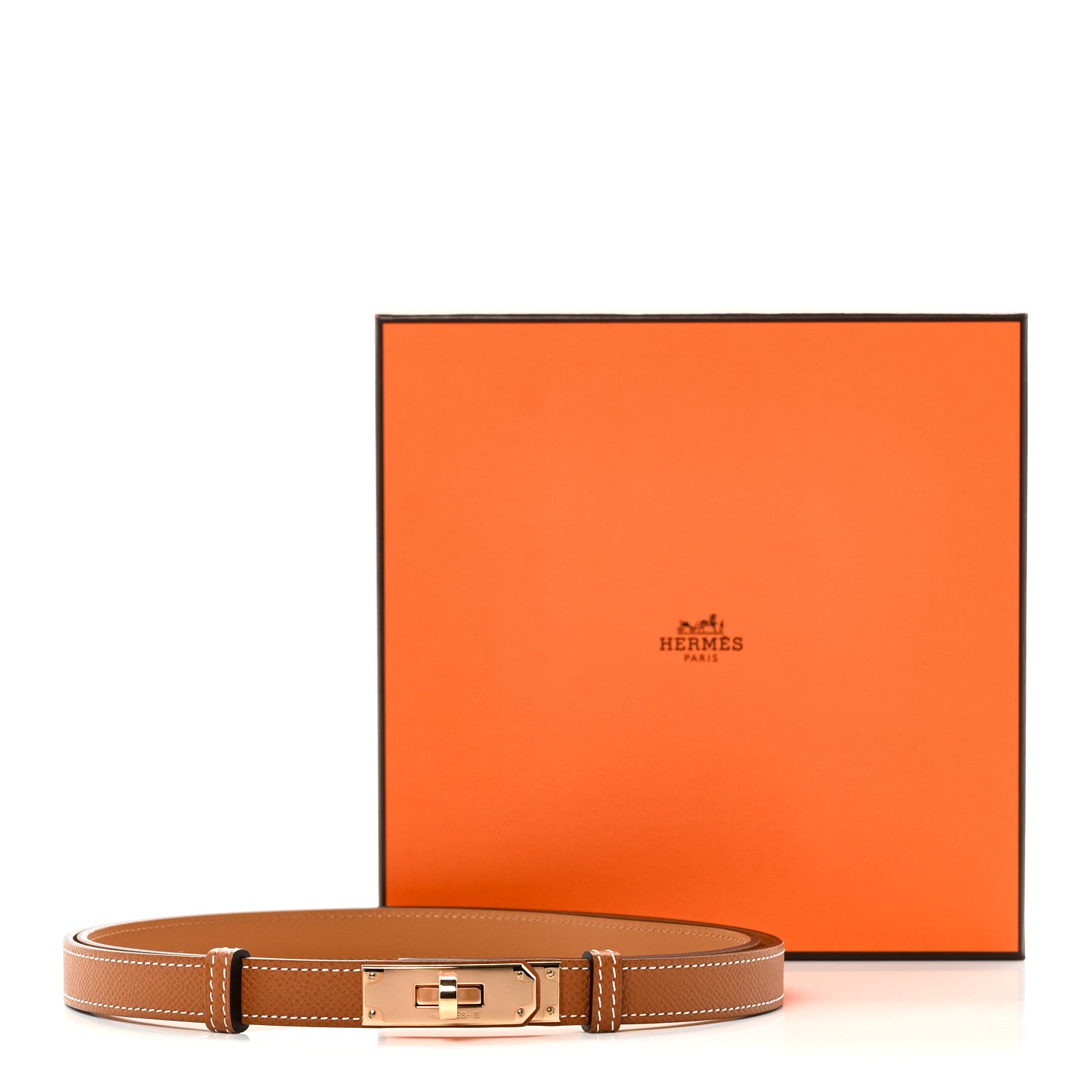 Hermes Epsom Kelly Belt Gold 4 of 4