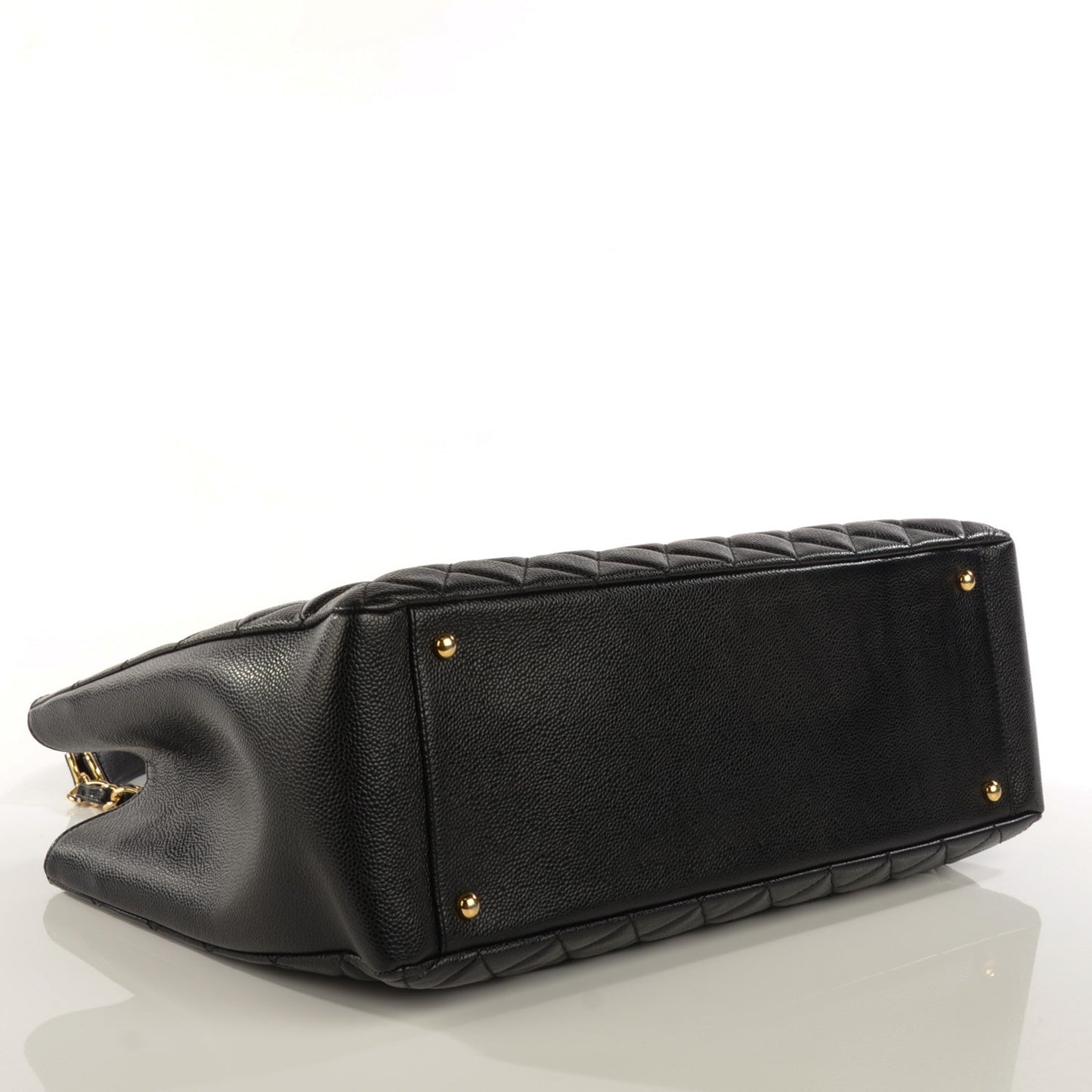 Caviar Quilted XL Grand Shopping Tote GST Black
