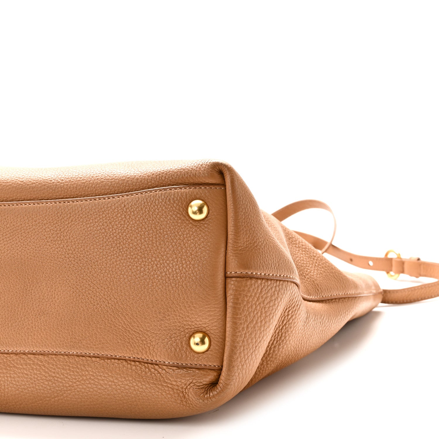 Miu Miu Vitello Daino Tote Naturale 9 of 9
