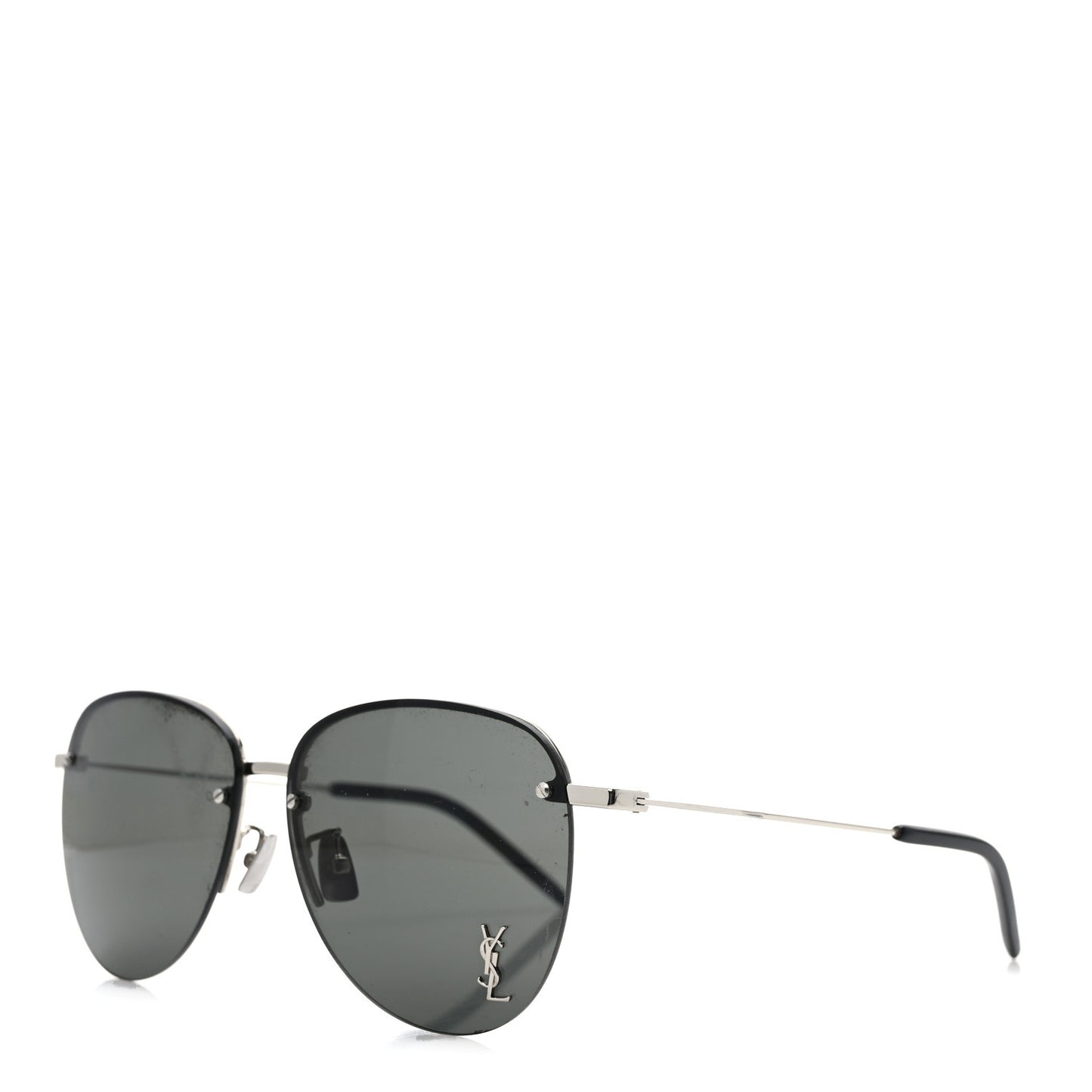 Metal Aviator 61mm SL 328 Sunglasses Black