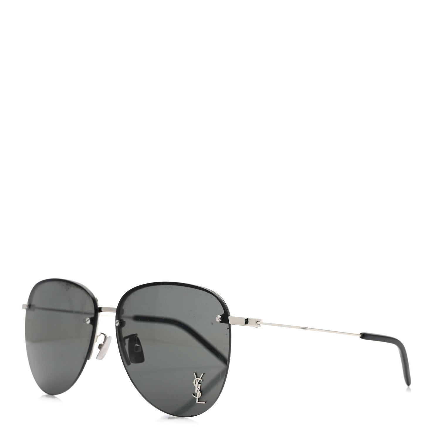Saint Laurent Metal Aviator 61mm SL 328 Sunglasses Black 1 of 10
