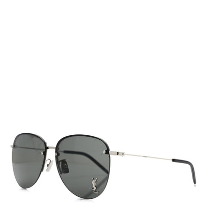 Saint Laurent Metal Aviator 61mm SL 328 Sunglasses Black 1 of 10