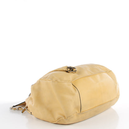 Chanel Lambskin Edgy Large Hobo Beige 5 of 10