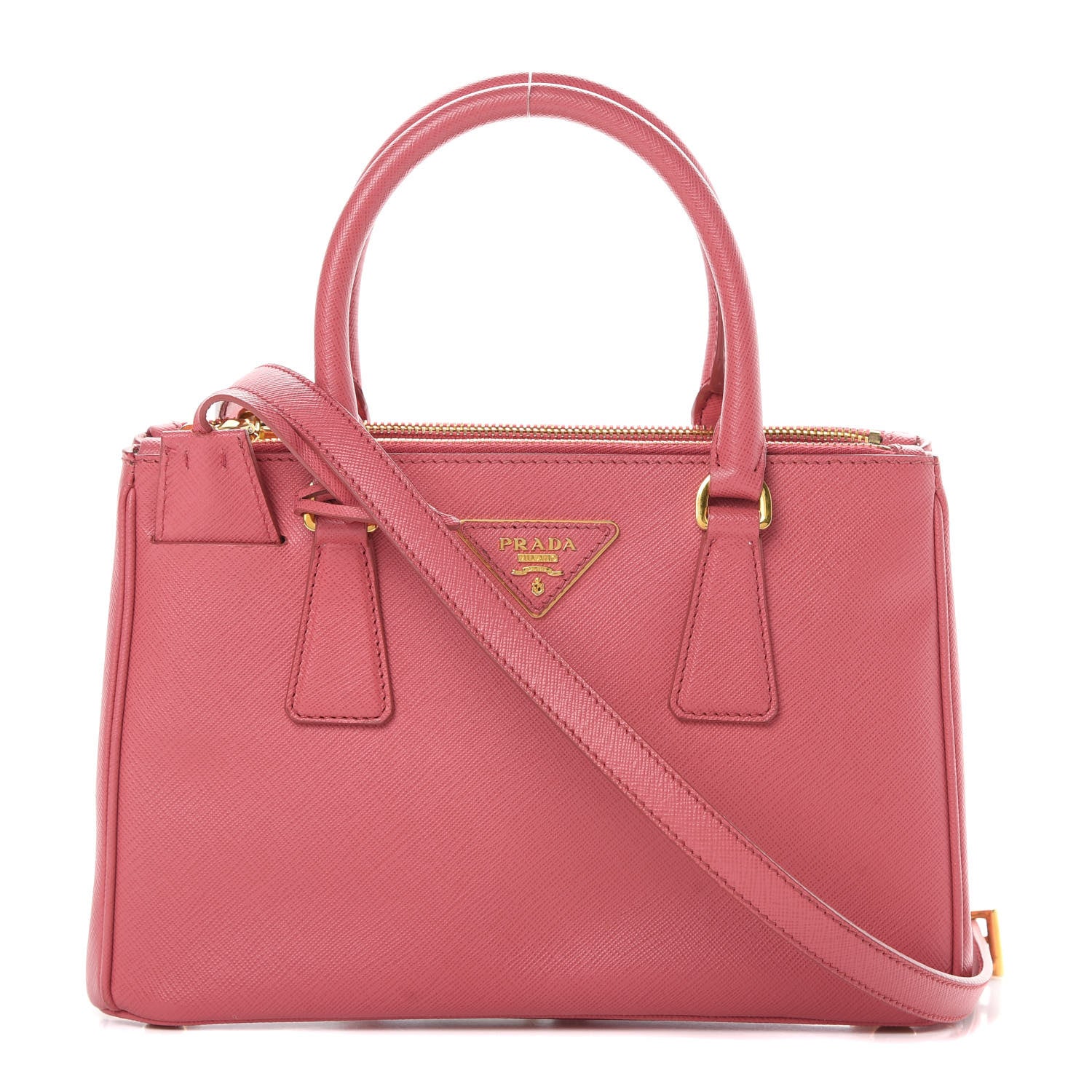 Prada Saffiano Mini Galleria Double Zip Tote Tamaris 1 of 20