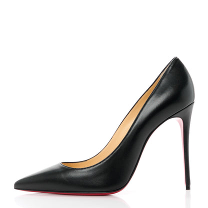 Christian Louboutin Shiny Nappa Kate 100 Pumps 39 Black 1 of 8